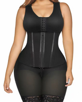 Faja moldeadora transpirable de compresión abdominal con doble presión para el pecho