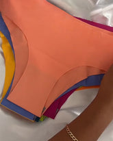 Ropa interior tipo tanga de color sin costuras (preventa)