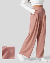 Pantalones de traje casual tipo gofre