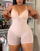 Faja moldeadora de abdomen de malla sin costuras para mujer