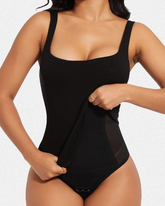 Body moldeador incorporado 3 en 1 con escote cuadrado