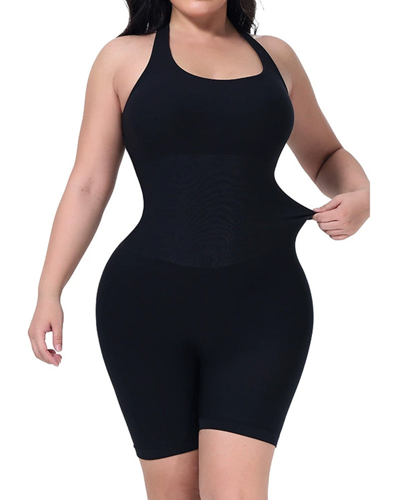 Body modelador de abdomen ceñido