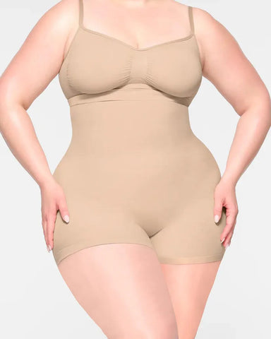 Pantalones cortos sin costuras con cintura alta que levantan la cadera
