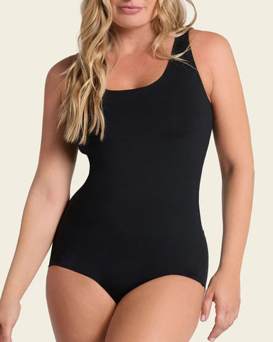 Body moldeador de tirantes anchos, cómodo y sin costuras