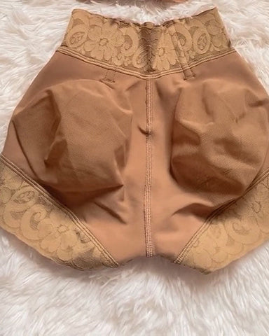 Pantalones cortos invisibles de cintura baja sin costuras que controlan el abdomen y realzan los glúteos