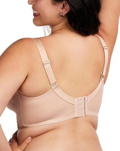 Sujetador sexy de encaje transparente de malla