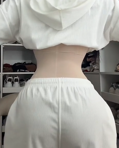 Faja moldeadora de cintura con cierre invisible