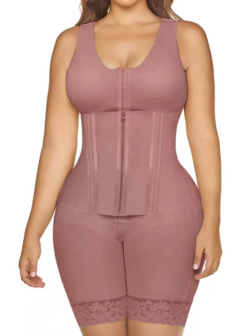 Faja moldeadora transpirable de compresión abdominal con doble presión para el pecho