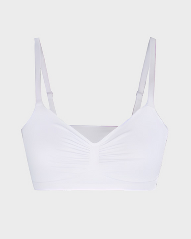 Sujetador push-up plisado fino