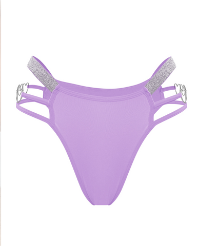 Ropa interior decorativa de varias capas con forma de corazón y cinta fina