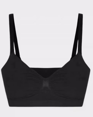 Sujetador push-up plisado fino
