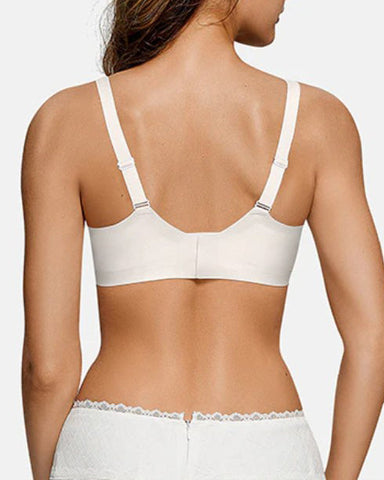 Sujetador sin costuras de malla transparente para mujer