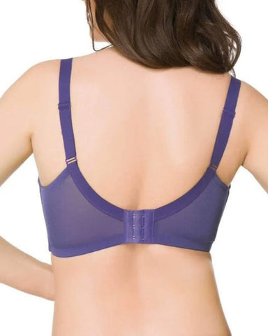 Sujetador sexy de encaje transparente de malla