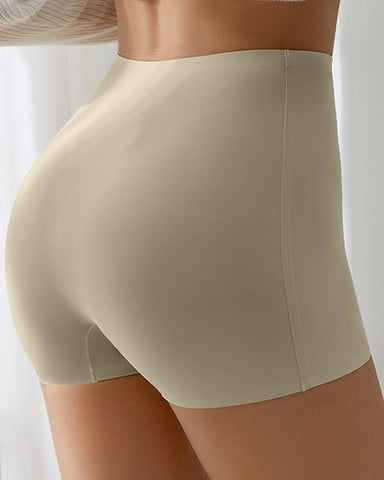 Pantalones bóxer de yoga antiexposición sin costuras de talla grande
