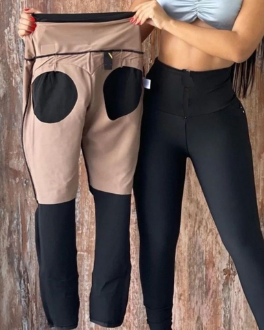 Leggings con control de barriga de cintura alta