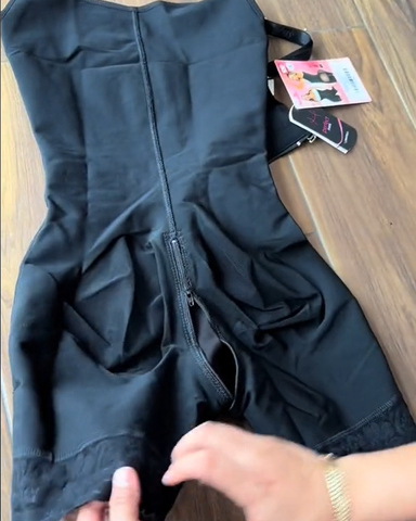 Faja invisible con cremallera y control de barriga