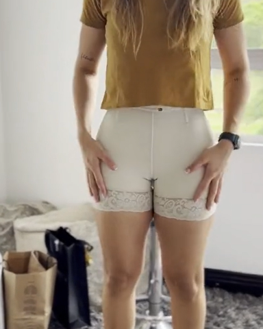 Shorts invisibles de cintura alta que levantan los glúteos