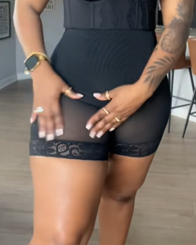 Body moldeador con cremallera lateral, pantalón moldeador que realza las caderas