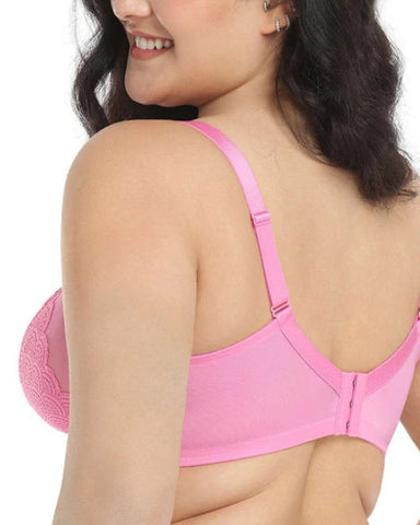 Sujetador sexy de encaje transparente de malla