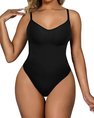 Mono ajustado con realce de cadera y tanga triangular, prenda moldeadora sin costuras (preventa)