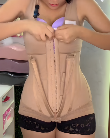 Tanga moldeadora de doble capa con control fuerte del abdomen