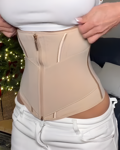 Faja moldeadora de cintura con varillas de acero y soporte abdominal de doble capa