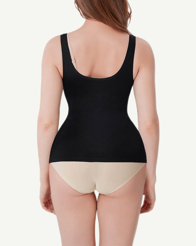 Top sin mangas moldeador desnudo con control de barriga adelgazante diario