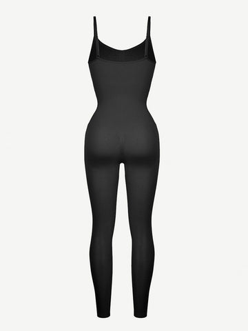 Faja moldeadora de cintura y abdomen sin costuras para el pecho y la mitad del muslo