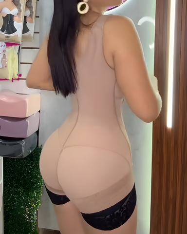 Tanga moldeadora de doble capa con control fuerte del abdomen