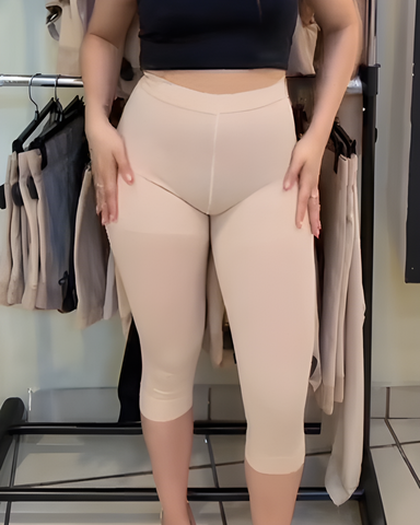 Pantalones moldeadores de cintura alta sin costuras que esculpen el abdomen