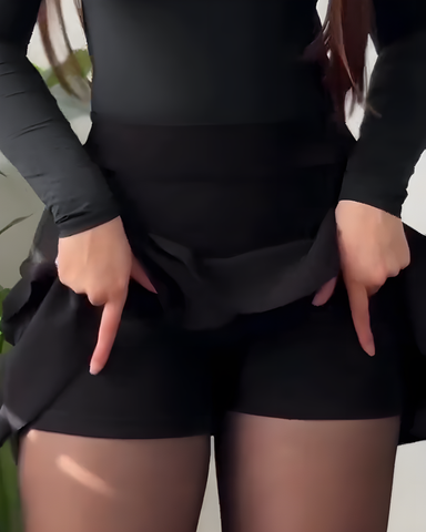 Faldas con volantes y shorts incorporados de moda