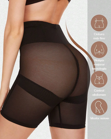 Pantalones cortos moldeadores de abdomen y cintura alta