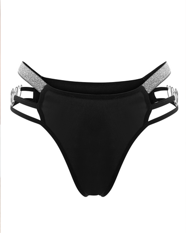 Ropa interior decorativa de varias capas con forma de corazón y cinta fina