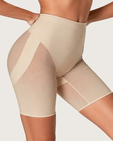 Shorts moldeadores sin costuras que aplanan el abdomen y levantan los glúteos