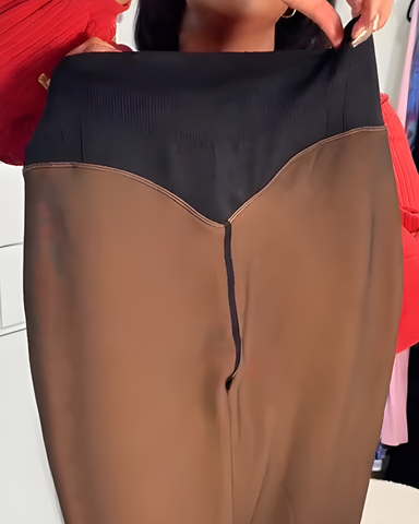 Leggings ajustados de cintura alta con forro polar