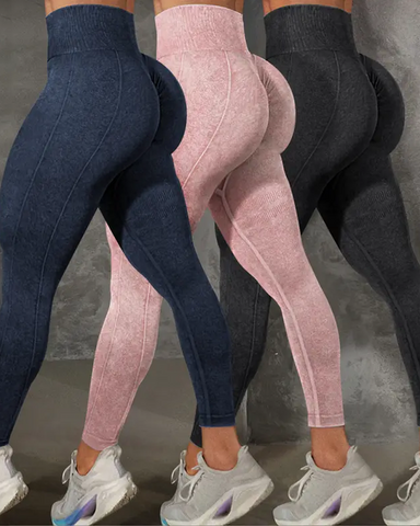Leggings sin costuras de cintura alta para mujer