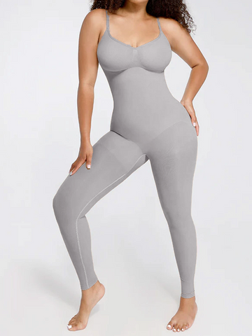 Faja moldeadora de cintura y abdomen sin costuras para el pecho y la mitad del muslo