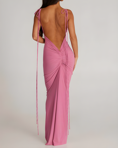 Vestido largo ajustado de moda para mujer