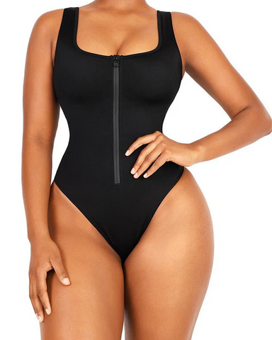 Bañador Moldeador Control Abdominoplastia Negro