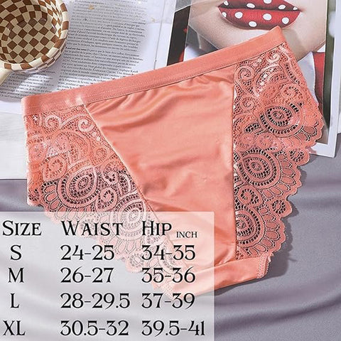 Braguitas sexys con ribete de encaje