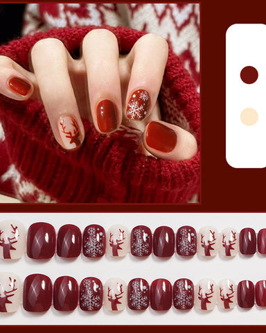 Navidad Desmontable Usando Uñas