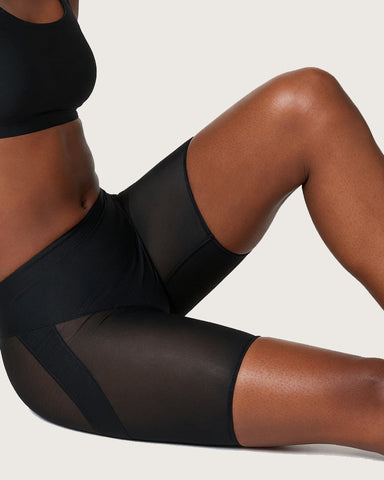 Shorts moldeadores sin costuras que aplanan el abdomen y levantan los glúteos