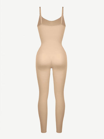 Faja moldeadora de cintura y abdomen sin costuras para el pecho y la mitad del muslo