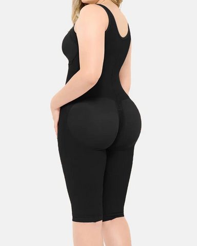 Faja moldeadora de abdomen de doble compresión con sujetador