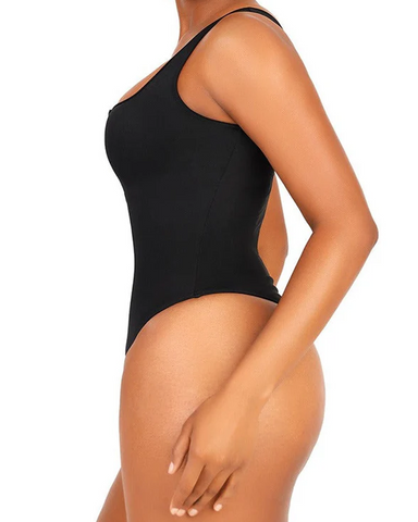 Bañador Moldeador Control Abdominoplastia Negro