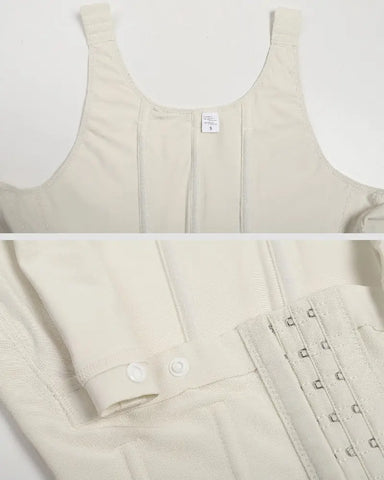 Fajas colombianas posparto para mujer con relleno en el pecho