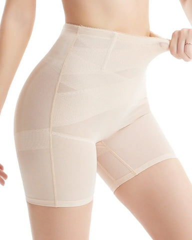 Pantalones cortos moldeadores de abdomen y cintura alta
