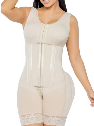 Faja moldeadora transpirable de compresión abdominal con doble presión para el pecho