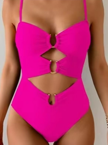 Trajes de baño de una pieza para mujer Trajes de baño de una pieza estampados Trajes de baño sexys Trajes de baño huecos