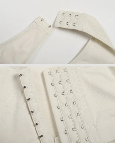 Fajas colombianas posparto para mujer con relleno en el pecho